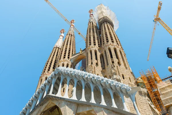 Exterior details of Sagrada Familia - Spain