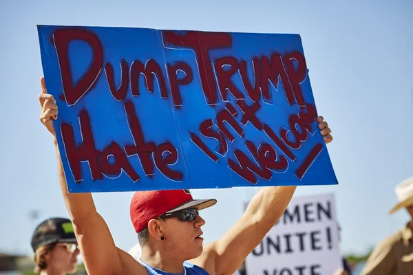 Protesters at Donald Trump Campaign Rally