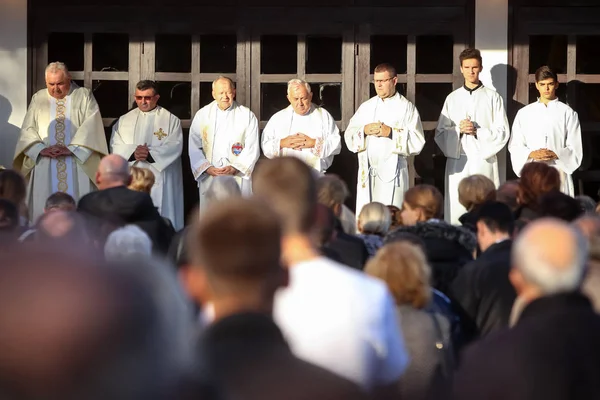 Priests at mass