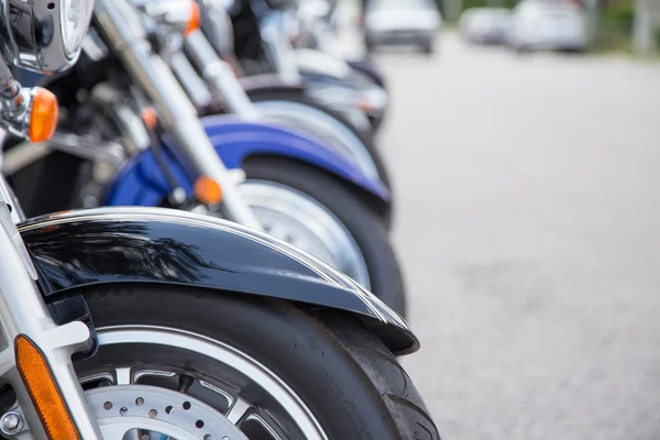 Row of motorcycles