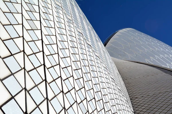 Abstract background of tails on Sydney Opera House and blue sky