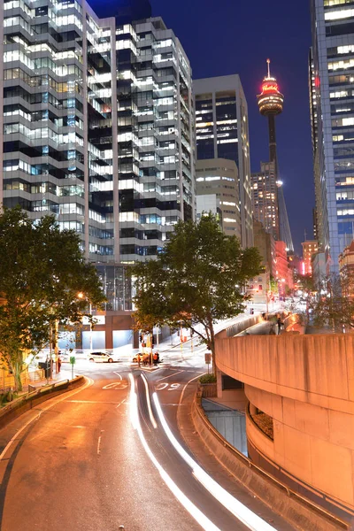 Sydney Tower at night Sydney New South Wales Australia