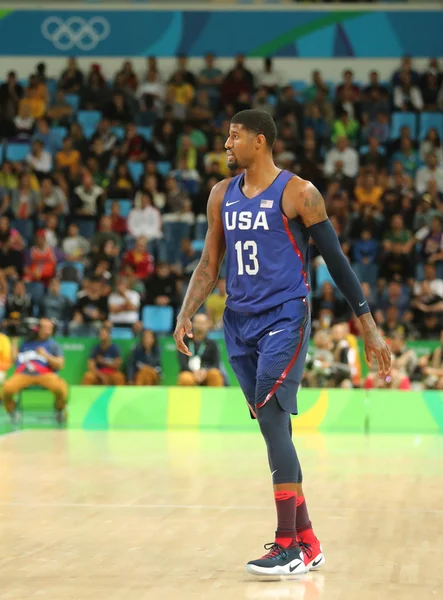 Paul George of team United States in action during group A basketball match between Team USA and Australia of the Rio 2016 Olympic Games