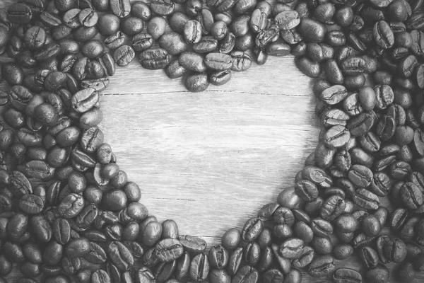 Coffee Beans with filter effect blabk and white style