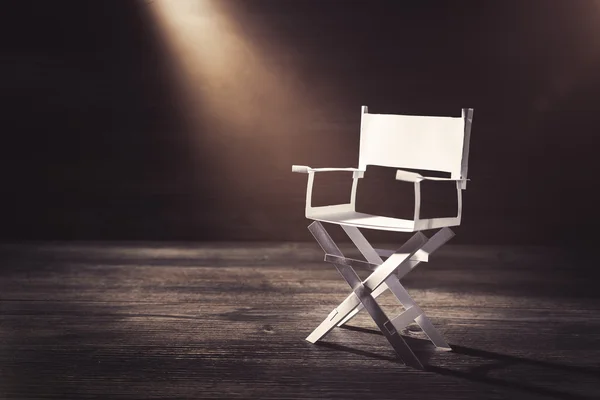 Director chair on background