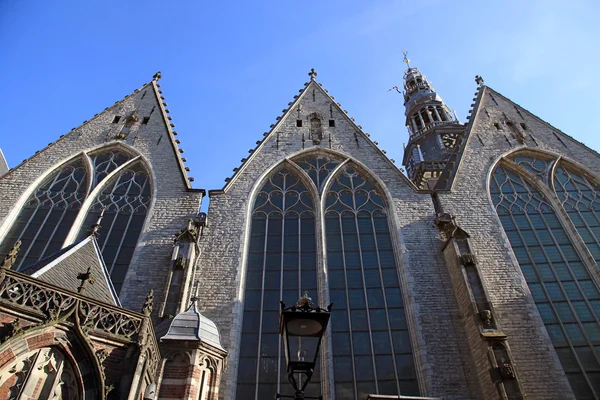 Old church in Amsterdam, Netherlands.