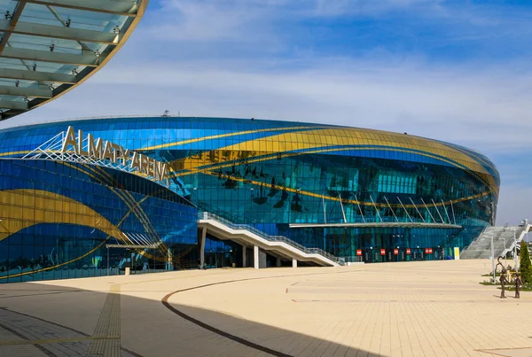 Almaty, Kazakhstan - October 12, 2016: ice arena Almaty Arena was built in 2016 for Winter Universiade 2017 in Almaty city.