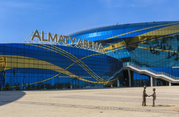 Almaty, Kazakhstan - October 12, 2016: ice arena Almaty Arena was built in 2016 for Winter Universiade 2017 in Almaty city.