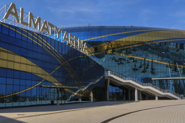 Almaty, Kazakhstan - October 12, 2016: ice arena Almaty Arena was built in 2016 for Winter Universiade 2017 in Almaty city.