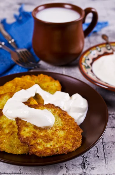 Traditional potato pancakes