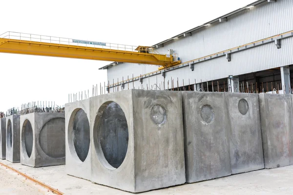 The precast concrete manholes