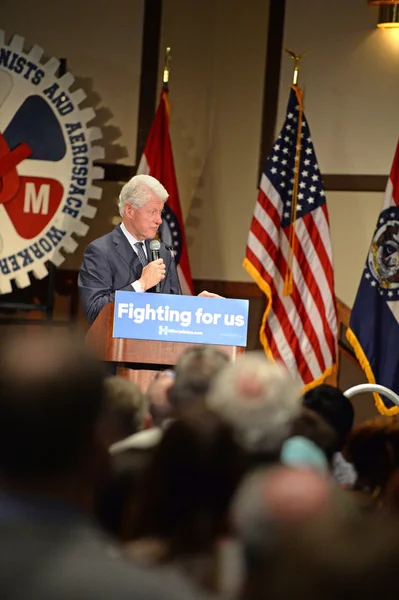 Former President Bill Clinton Speaks to Hillary Supporters