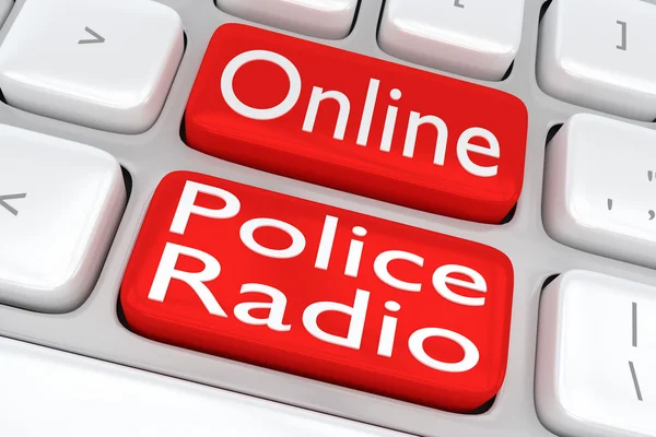 Online Police Radio concept