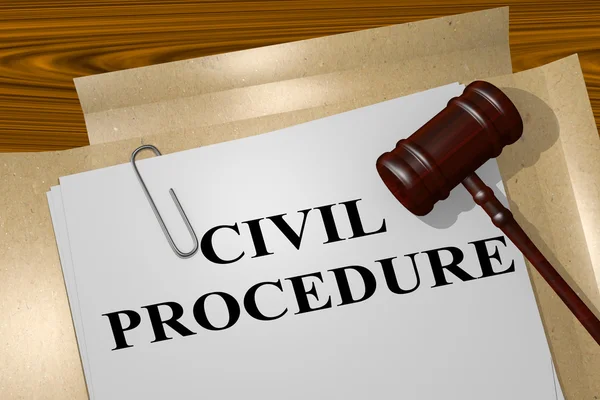 Civil Procedure title on legal document