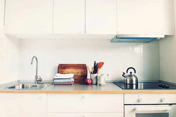 White Kitchen Interior Accessories Apple Products