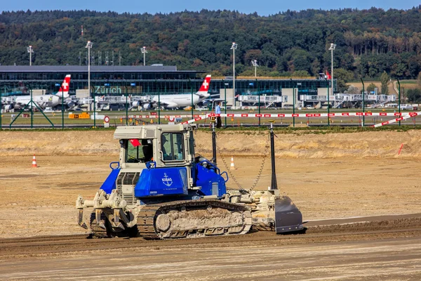 Construction works in the Zurich Airport