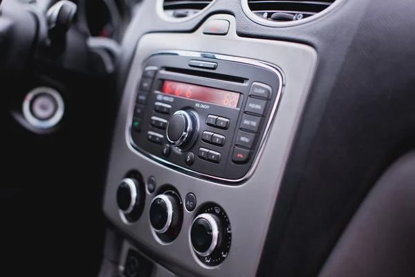 A group of control panel in luxury car.