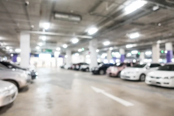 Blur car parking lot interior