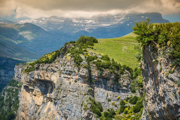 Pyrenees Mountains landscape - Anisclo Canyon in summer. Huesca,