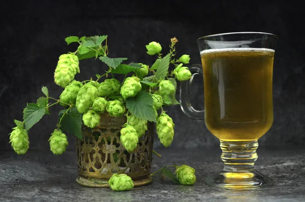 Beer and hop composition