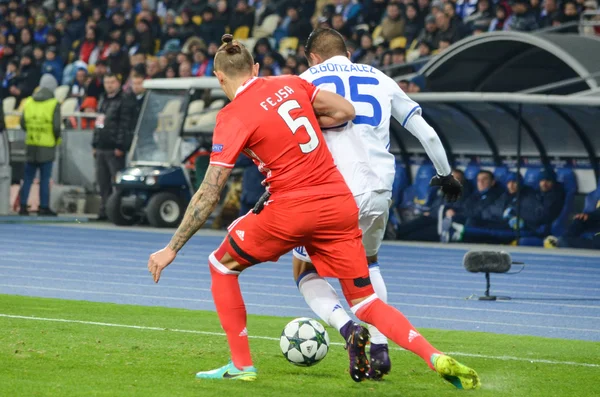 UEFA Champions League match between Dynamo Kiev vs SL Benfica