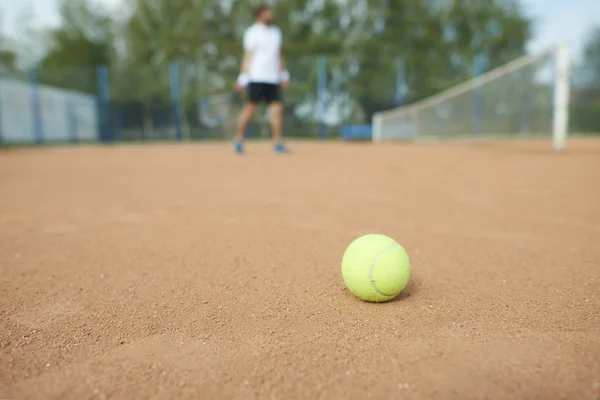 Tennis player on court