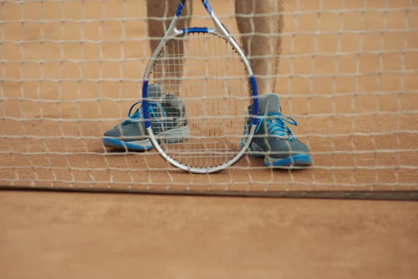 Tennis player on court