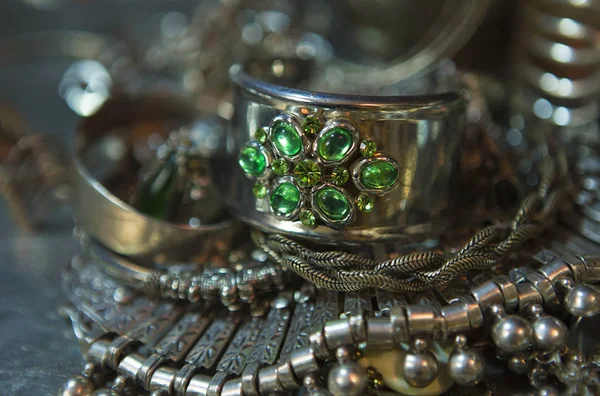 Treasure, heap of Beautiful Oriental Silver Bridal jewelry (Indi
