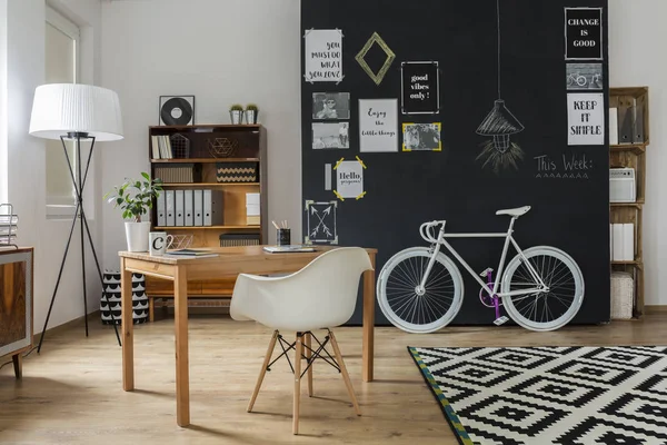 Modern apartment with hipster design