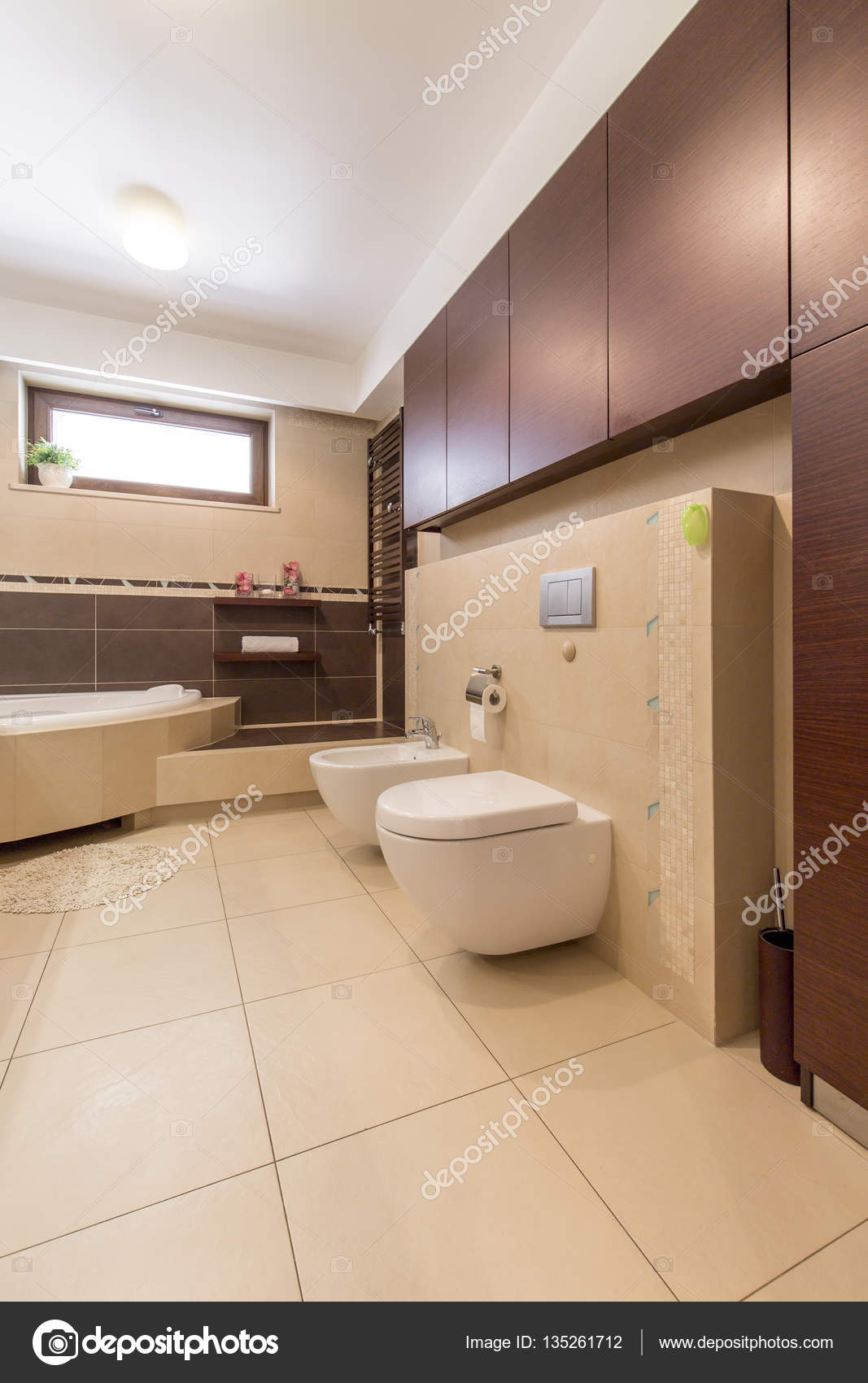 Bagno piastrelle beige : piastrelle bagno marrone e beige. bagno ...