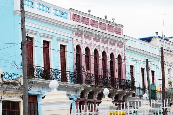 Cienfuegos, Cuba - Buildings and streets lanes