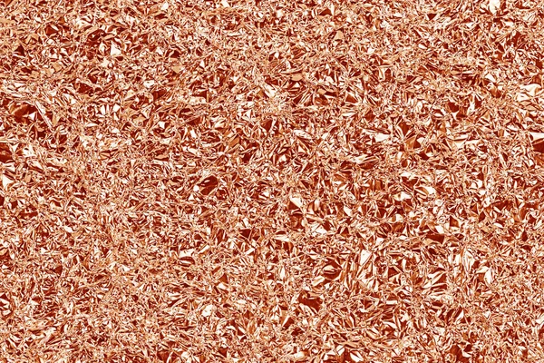 Shiny foil texture for background and shadow. Crease. Rose gold