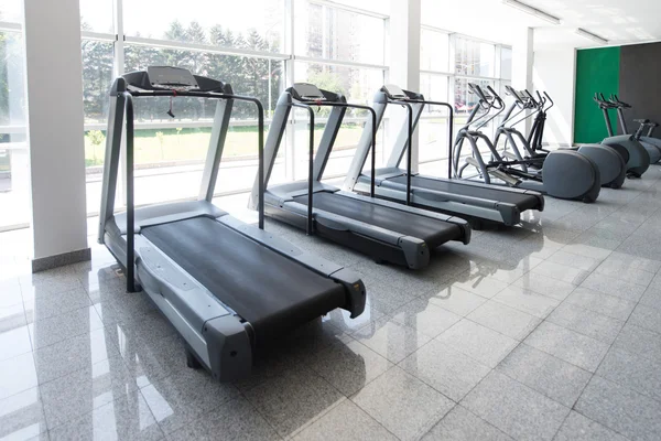 Gym Fitness Center With No People Interior