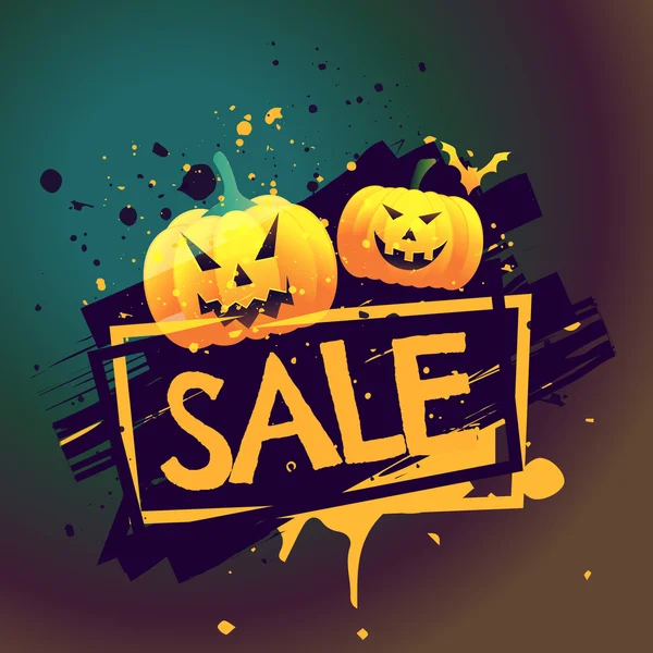 Halloween seasonal sale offer background