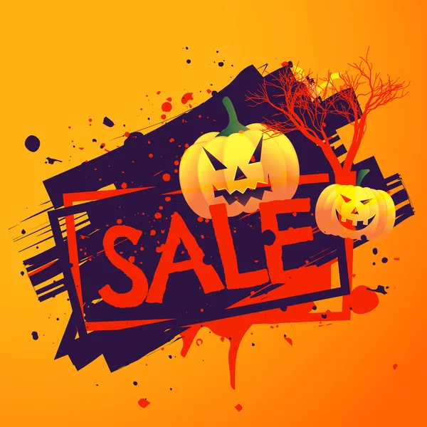 Halloween seasonal sale background