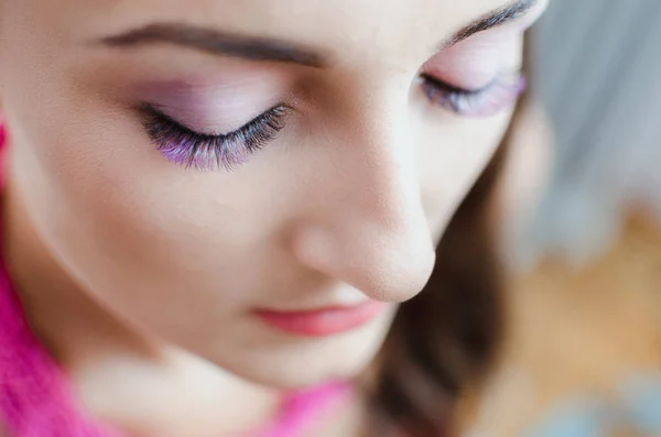 Girl with Beautiful eyelashes