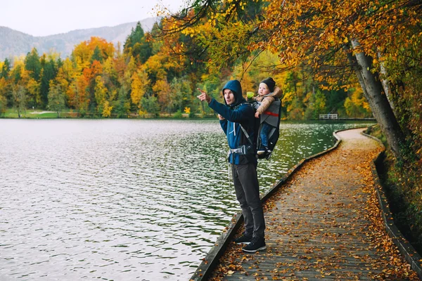 Family on the Lake Bled, Slovenia, Europe