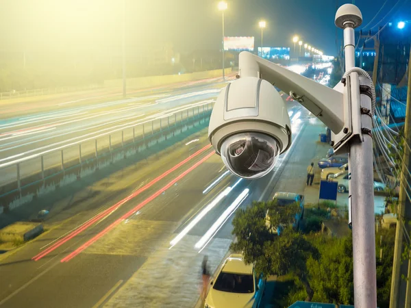Security CCTV camera in traffic service