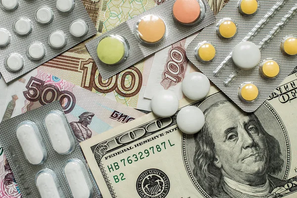 High costs of expensive medication concept