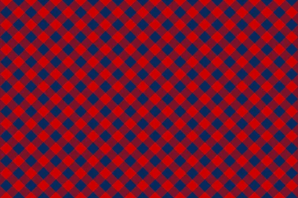 Blue red check diagonal seamless background