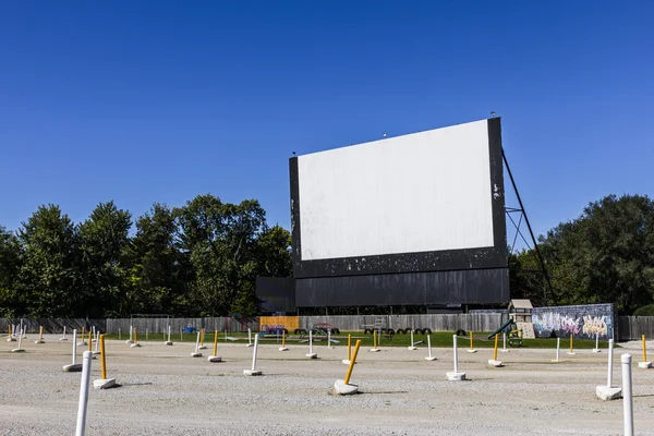 Old Time Drive-In Movie Theater with Outdoor Screen and Playground II