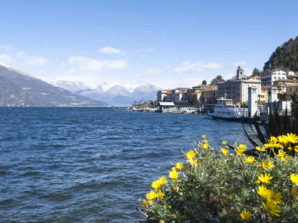 Dock of Bellagio with nineteenth-century historic homes.