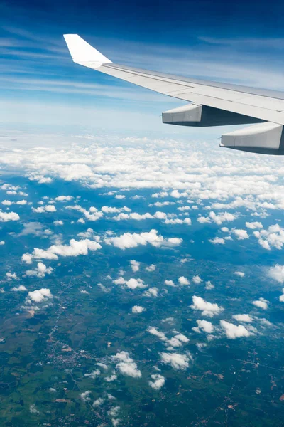 The view from the height of the window jet aircraft