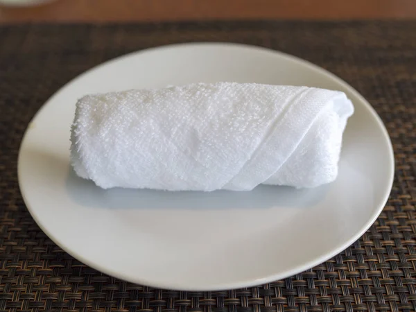 Clean fresh towels rolled