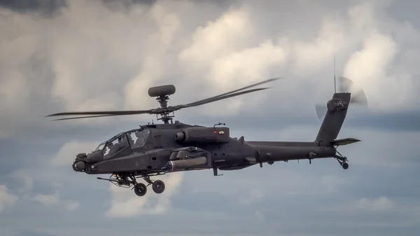 Apache Helicopter in flight