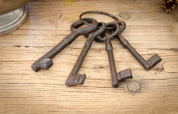Rusty antique keys