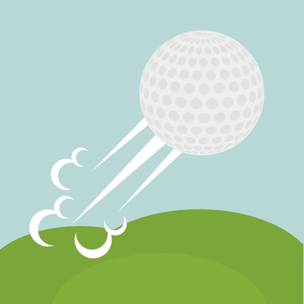 Ball of golf sport design