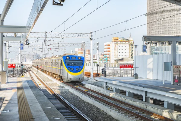 Taichung, Taiwan - October 24, 2016: Taichung Station, a railway station on the Taiwan Railway Administration Western Line.