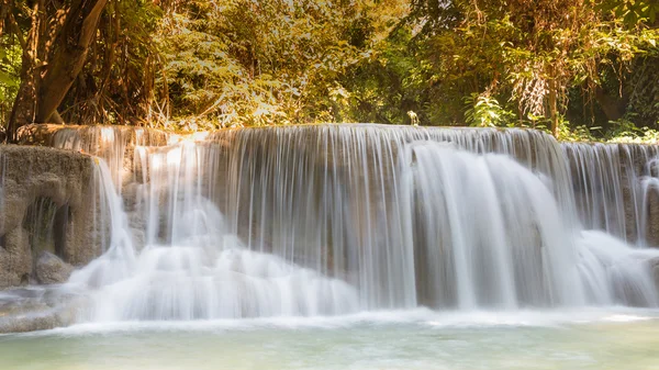 Natural stream waterfall in north of Thailand, natural landscape background