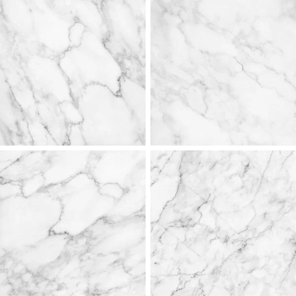 Collection of white marble texture and background.